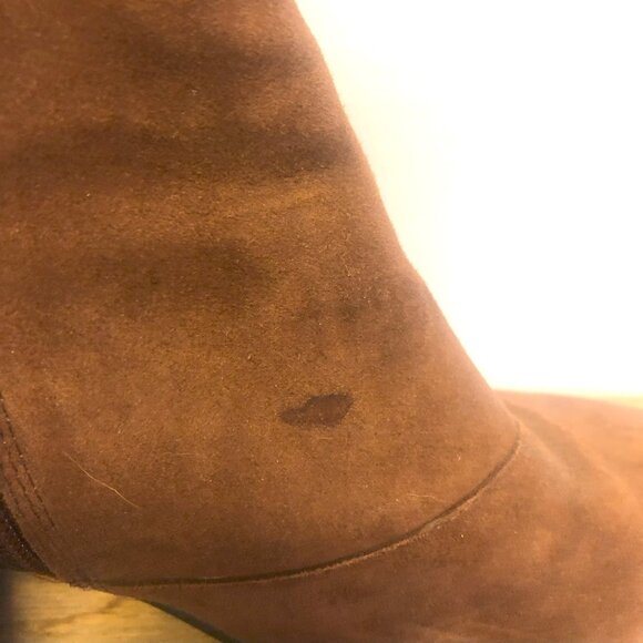 Vagabond Olivia Suede Boot in Caramel Brown - Picture 5 of 11